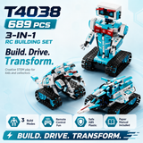 Kubo Bot 3x1 — 3-in-1 Remote Control Building Block Robot