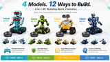 Kubo Bot 3x1 — 3-in-1 Remote Control Building Block Robot