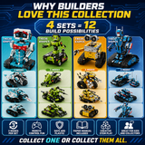 Kubo Bot 3x1 — 3-in-1 Remote Control Building Block Robot
