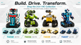 Kubo Bot 3x1 — 3-in-1 Remote Control Building Block Robot